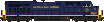 Norfolk Southern GE ES44AC Norfolk & Western Railway #8103 - Left Side