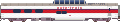 auto-train Dome Coach #800 - Left Side