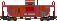 Heavily Weathered Steel Caboose
