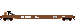 Southern Railway 50' Pigyyback Flat - Left Side